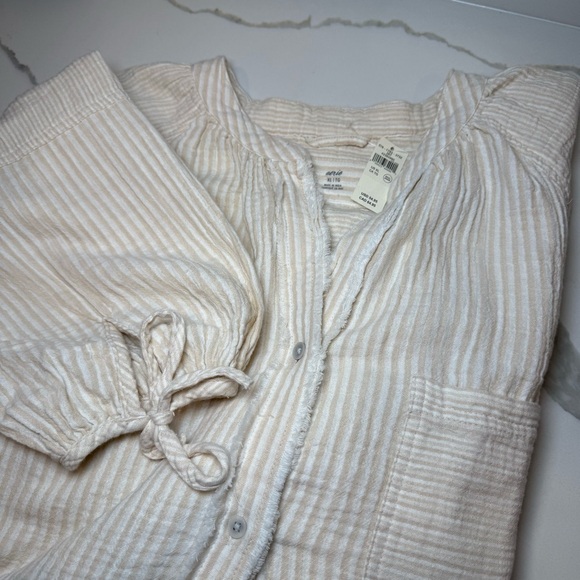 Aerie women's Daybreak coverup shirt size XL resortwear swim coverup beach NWT - Picture 15 of 15